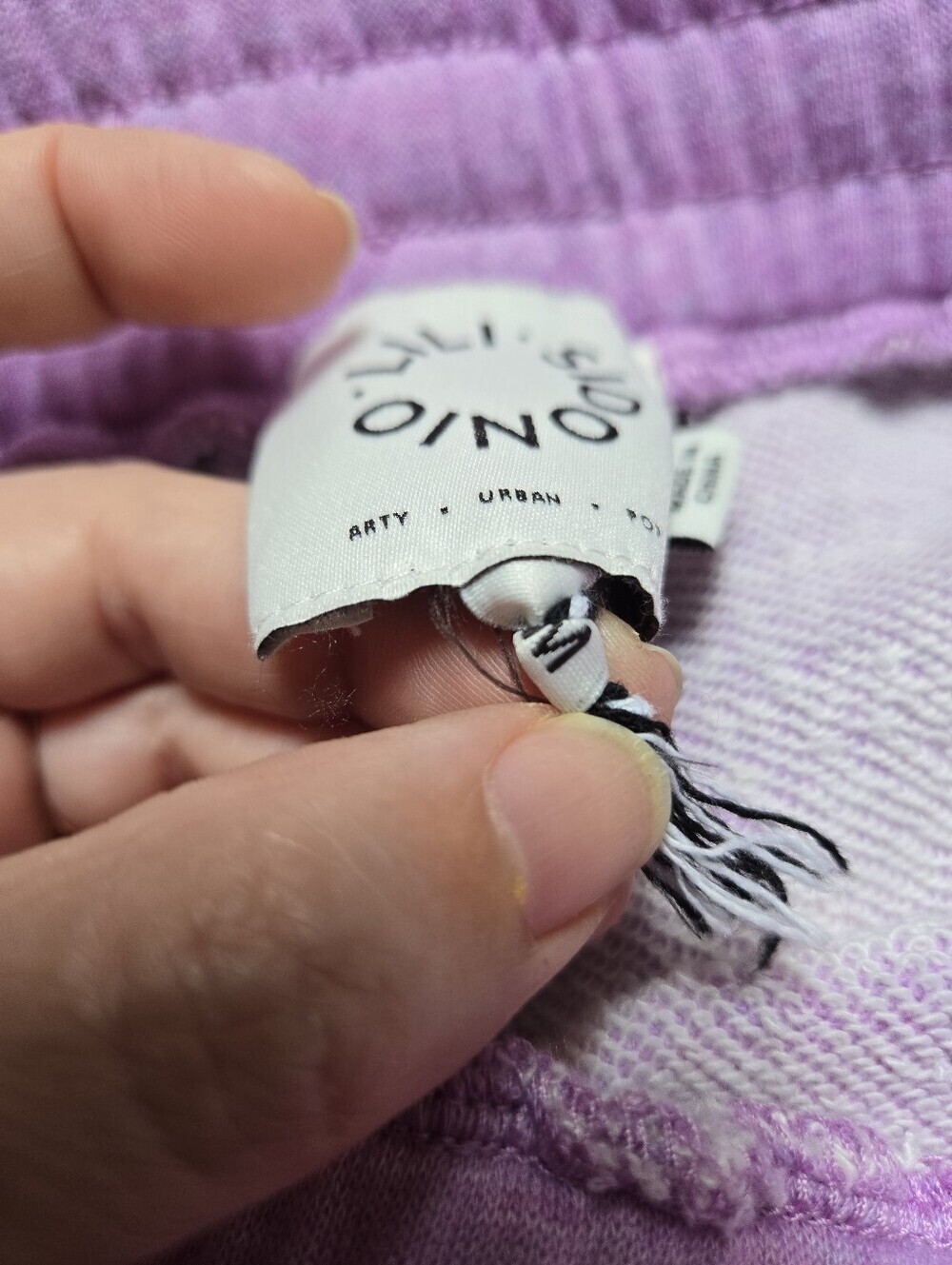 Lili Sidonio Lilac Heart Logo Lounge Shorts - Picture 8 of 9